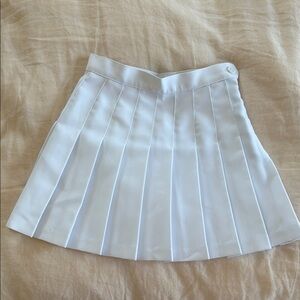 American Apparel White Mini Skirt